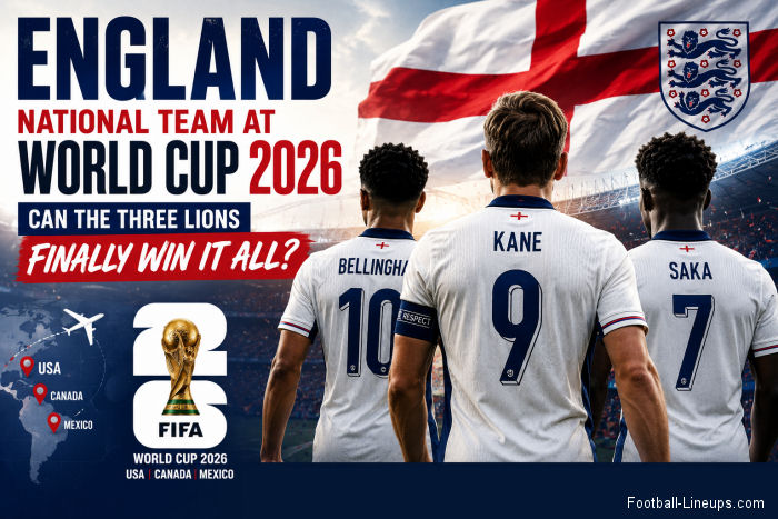 England National Team at World Cup 2026: Can the Three Lions Win?