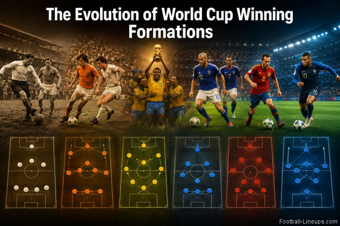 The Evolution of World Cup Winning Formations