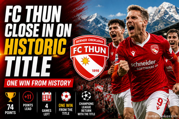 FC Thun Close In on Historic Swiss Super League Title