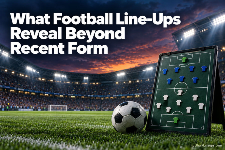 What Football Line-Ups Reveal Beyond Recent Form