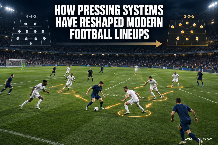How Pressing Systems Have Reshaped Modern Football Lineups