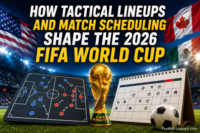 How Tactical Lineups and Match Scheduling Will Shape the 2026 FIFA World Cup