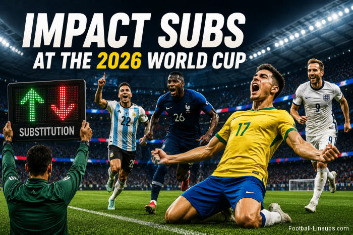 Impact subs at the 2026 World Cup