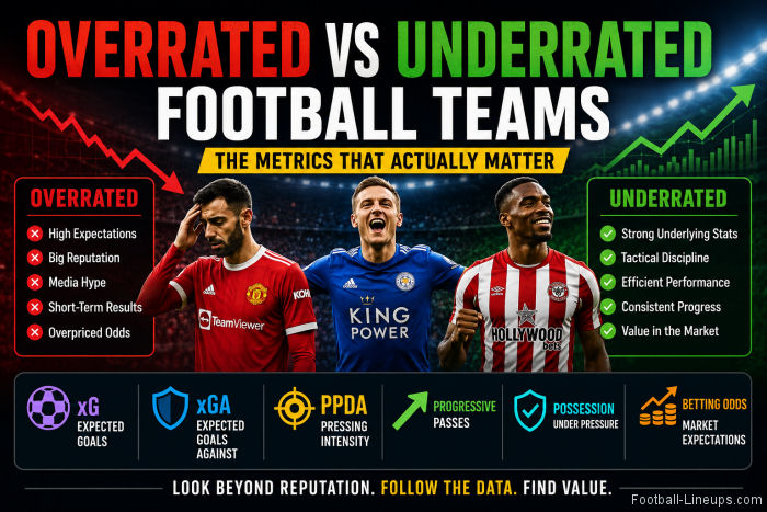 Overrated vs Underrated Football Teams: The Metrics That Actually Matter