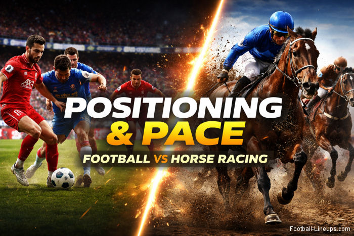 Positioning and Pace: How Modern Football Lineups Draw Comparisons to Horse Racing
