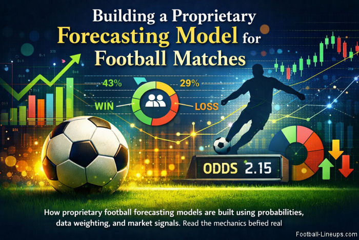 Building a proprietary football match forecasting model