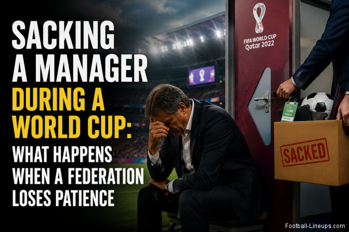 Sacking a manager during a World Cup: what happens when a federation loses patience