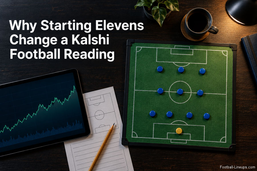 How Starting Elevens Change Kalshi Football Market Analysis