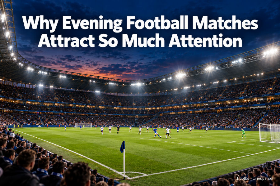 Why Evening Football Matches Attract So Much Attention